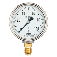 6063-T, 6100-T, 6160-T Kapselfjærmanometer - bilde 1