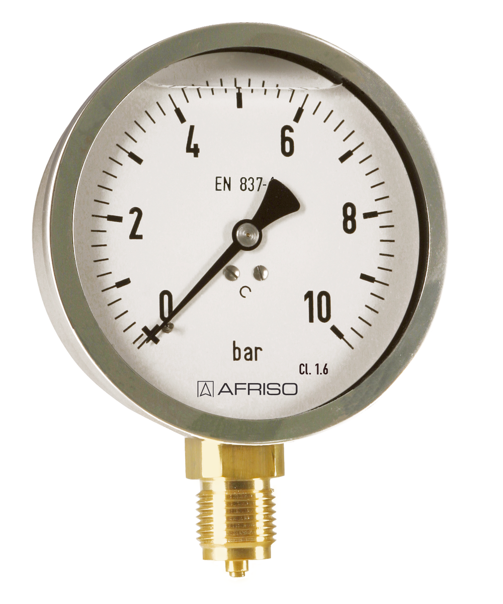 9100-V, Glyserinfylt manometer